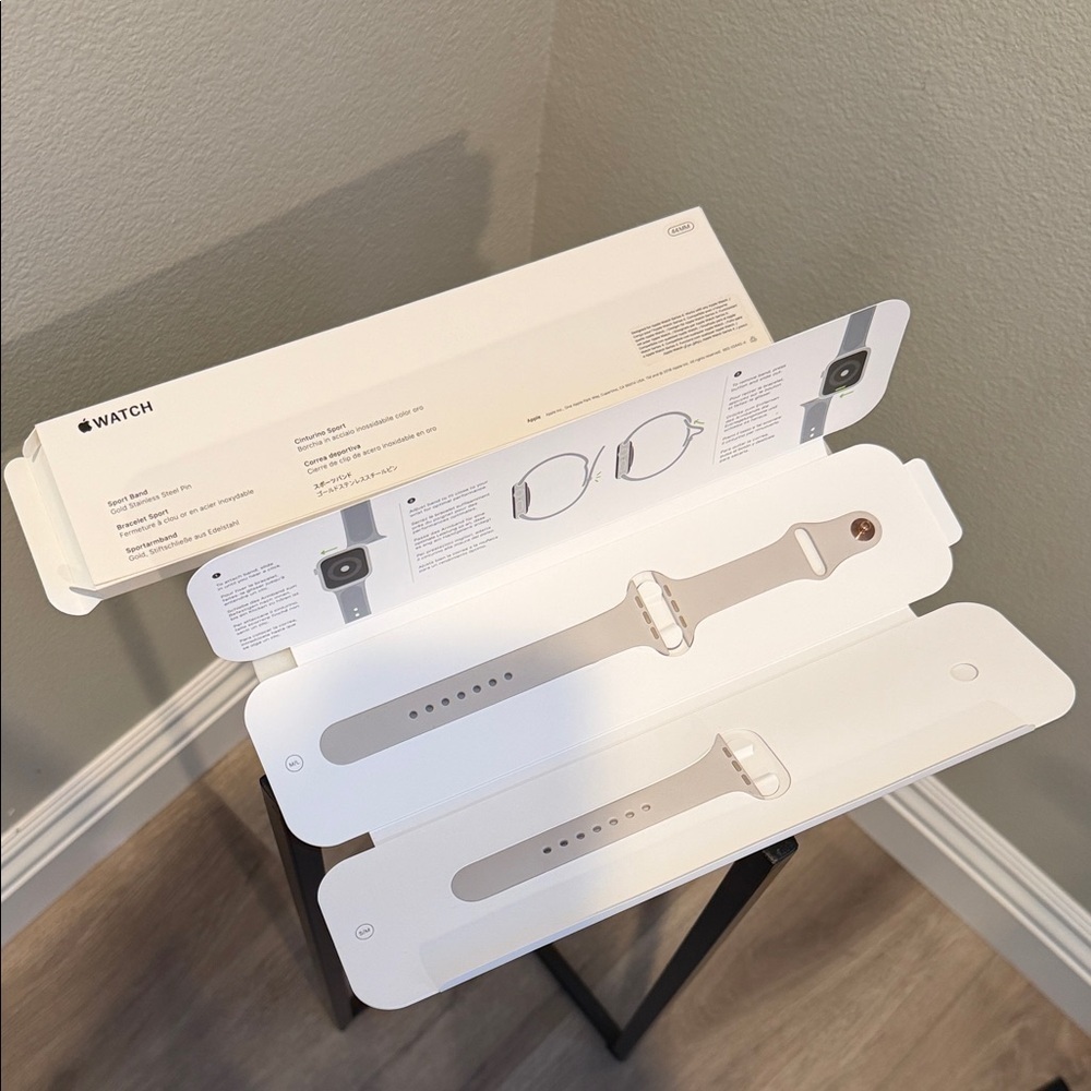 Original Apple Watch band in stone. NWOT